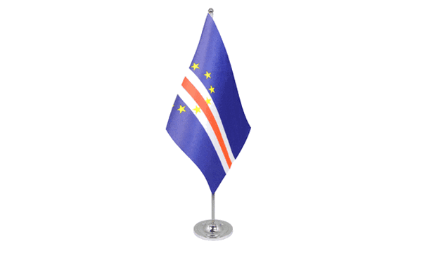 Cape Verde Satin Table Flag